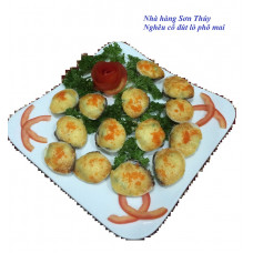 Nghêu cồ đút lò phô mai